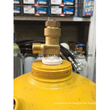 Precio del cilindro de gas acetileno 2-80L con oxígeno para soldadura industrial